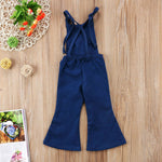 Toddler Girls Denim Overalls Strap Bib Pants Casual Clothes