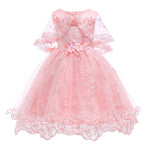 Lace Floral Dress Tulle Baby Girl Party Dress