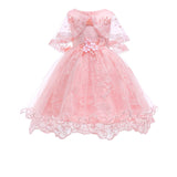 Lace Floral Dress Tulle Baby Girl Party Dress