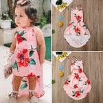 Toddler Flower Backless Party Pageant Dress