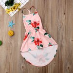 Toddler Flower Backless Party Pageant Dress