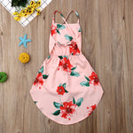 Toddler Flower Backless Party Pageant Dress