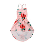 Toddler Flower Backless Party Pageant Dress