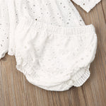 Newborn Baby Girl Long Sleeve Top Skirt Dress Short Outfit