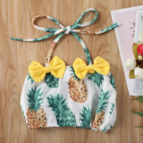 Baby Girl Swimsuit New Fruit Pineapple Printing Bikini