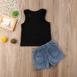 Sunflower Sleeveless Top + Short Pants