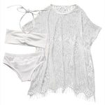 Baby Girl's Swimsuit Bikini & Lace Cover Up Outfit