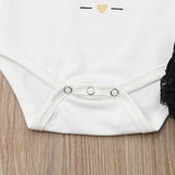 Newborn baby girl outfit stylish bodysuit