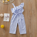 Baby Girl Off Shoulder Jumpsuit One-piece Outfit