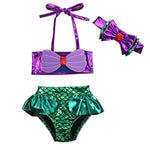 Baby Girl Mermaid Bikini Set Summer Beach Swimsuit