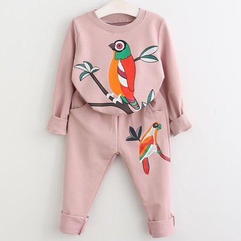 Lovely outfit fashion baby girl tracksuit