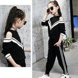 Stylish Sport Suit Long Sleeve Top + Pants