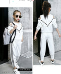 Stylish Sport Suit Long Sleeve Top + Pants