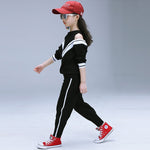 Stylish Sport Suit Long Sleeve Top + Pants