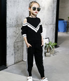 Stylish Sport Suit Long Sleeve Top + Pants