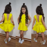 Fashion Backless Baby Girl  Dress