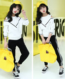 Stylish Sport Suit Long Sleeve Top + Pants