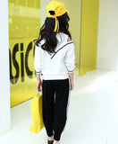 Stylish Sport Suit Long Sleeve Top + Pants