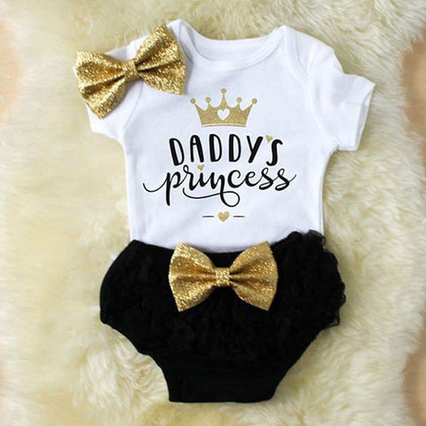 Newborn baby girl outfit stylish bodysuit