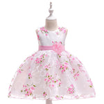 Cute Stitch Beads Applique Lace Princess Dress