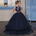 Princess Flower Dress Lace Banquet Dress