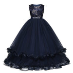 Princess Flower Dress Lace Banquet Dress