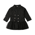 Baby Girl Jackets Party Formal Chiffon Dress Suit