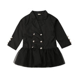 Baby Girl Jackets Party Formal Chiffon Dress Suit