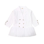 Baby Girl Jackets Party Formal Chiffon Dress Suit