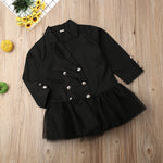 Baby Girl Jackets Party Formal Chiffon Dress Suit