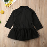 Baby Girl Jackets Party Formal Chiffon Dress Suit