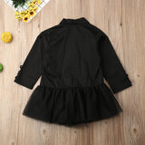 Baby Girl Jackets Party Formal Chiffon Dress Suit