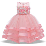 Colorful Flower Girl Princess Dress