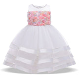 Colorful Flower Girl Princess Dress