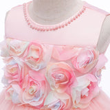 Colorful Flower Girl Princess Dress