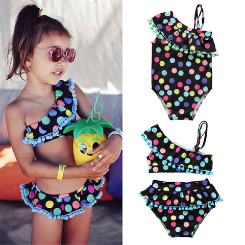 Cute Baby Girl Swimwear Fashion Bikini Set